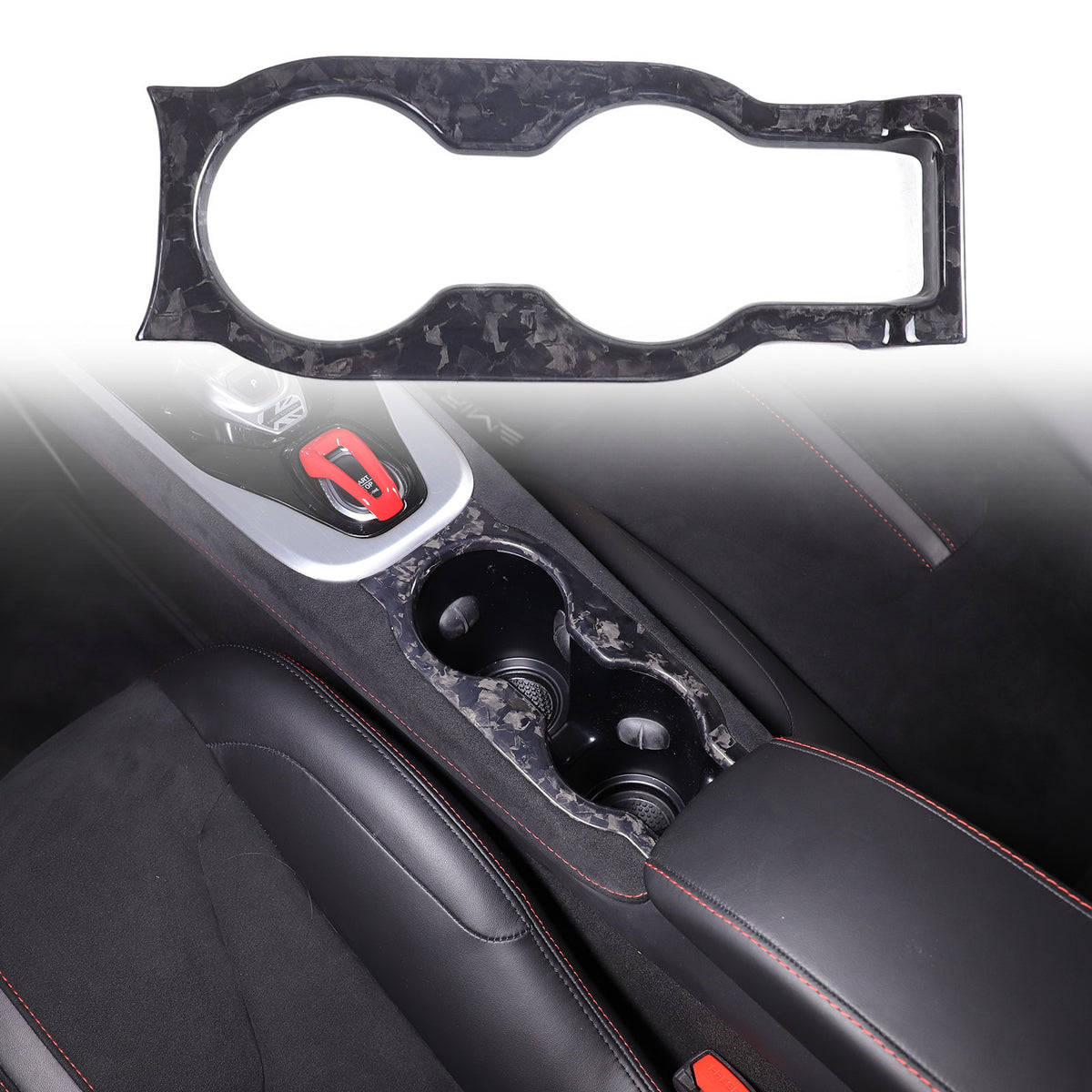 Forged Carbon Fiber Interior Center Console Cover Trim For Lotus EMIRA 2021-25 9