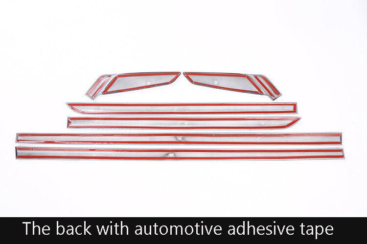 Glossy Black Door Body Side Molding Cover Trim For BMW 5 Series 2018-22 9