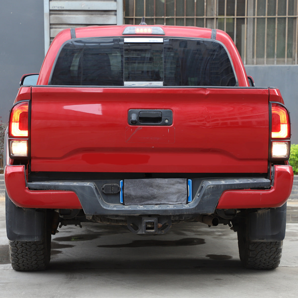 Matte Black Rear Taillight Trim Cover Bezel For Toyota Tacoma 2016-2023 19