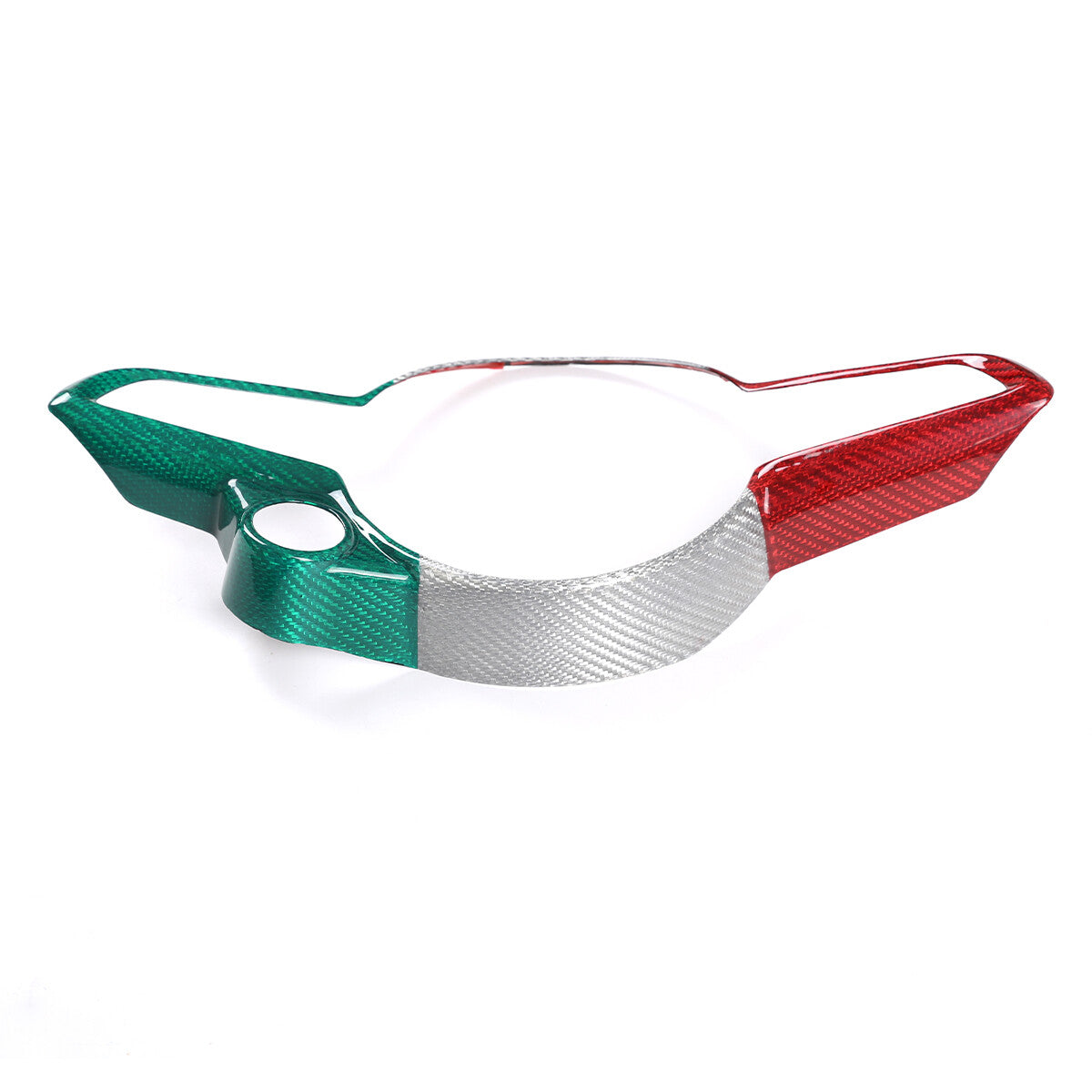 Carbon Fiber Steering Wheel Cover Trim Frame For Alfa Romeo Giulia/Stelvio 2020 3