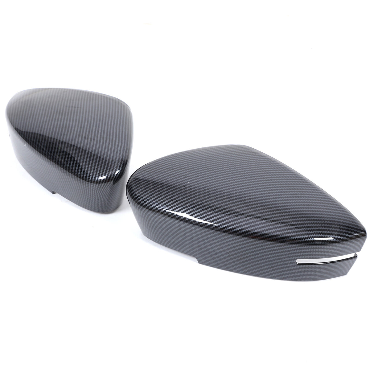 Carbon Fiber ABS Exterior Mirror Cover Trim For Acura MDX 2022-2024 4