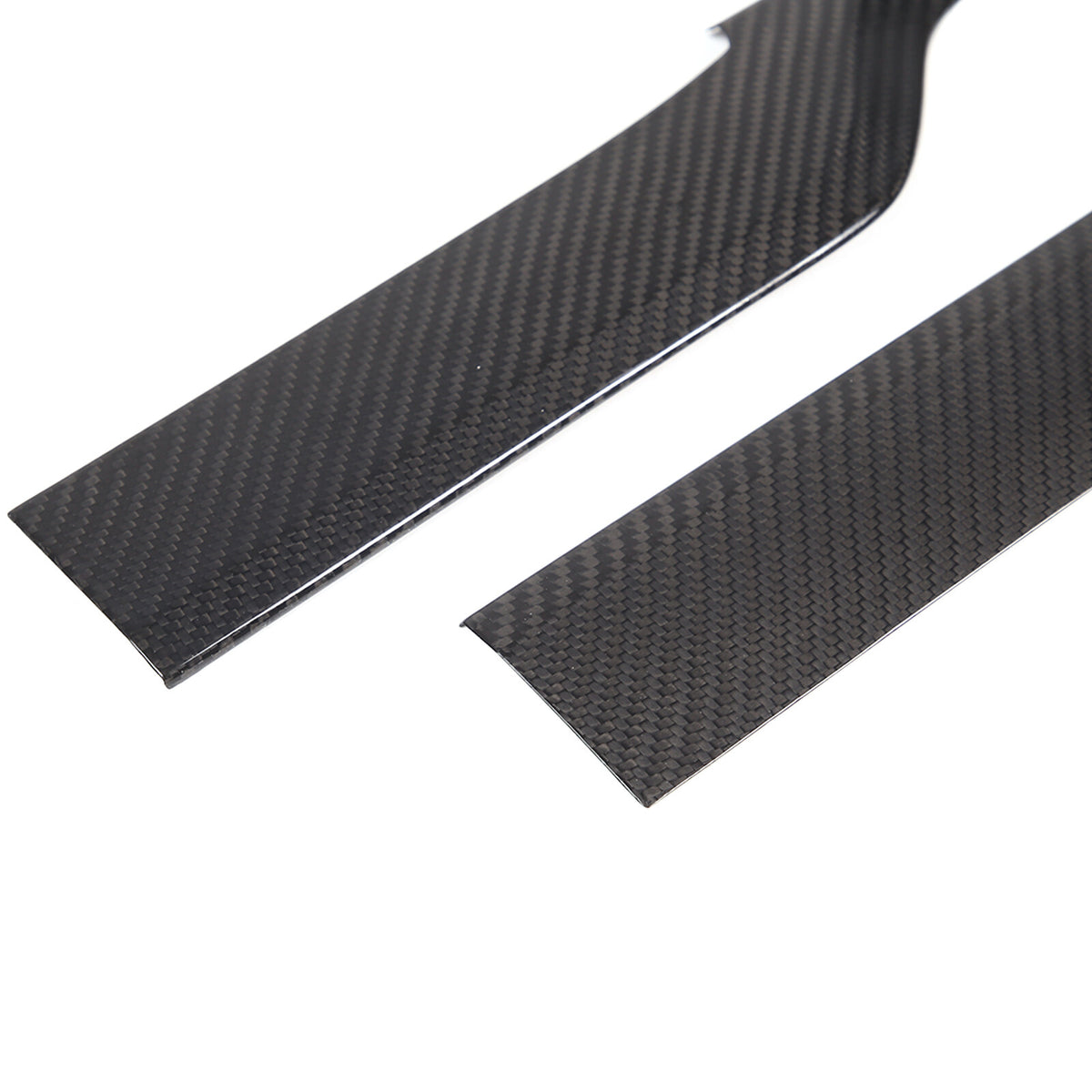 Real Dry Carbon Fiber Center Console Interior Trim Cover For Tesla Model S 23+ 78