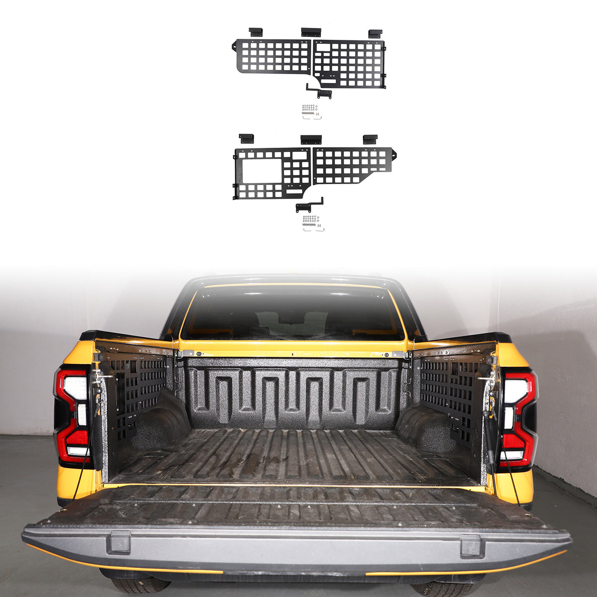 Tailgate Body Armor Side Bed Molle Panel Storage Rack for Ford Ranger 2024-2025 8
