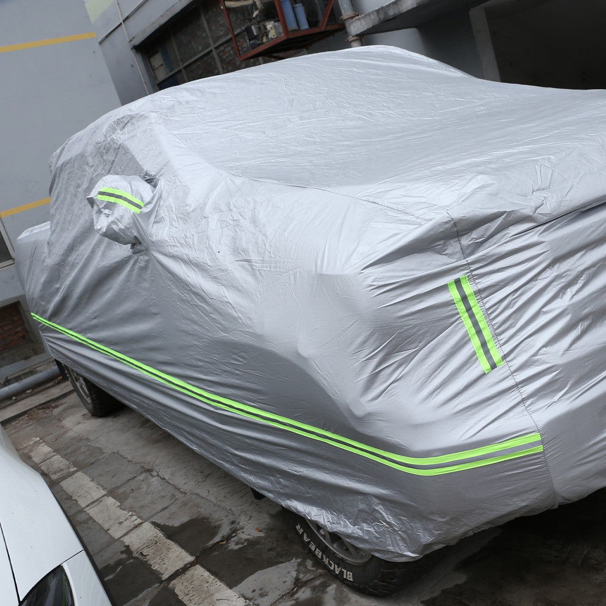 Full Car Cover Outdoor Waterproof Sun Heat Resistant For Toyota Tundra 2007-2021 10