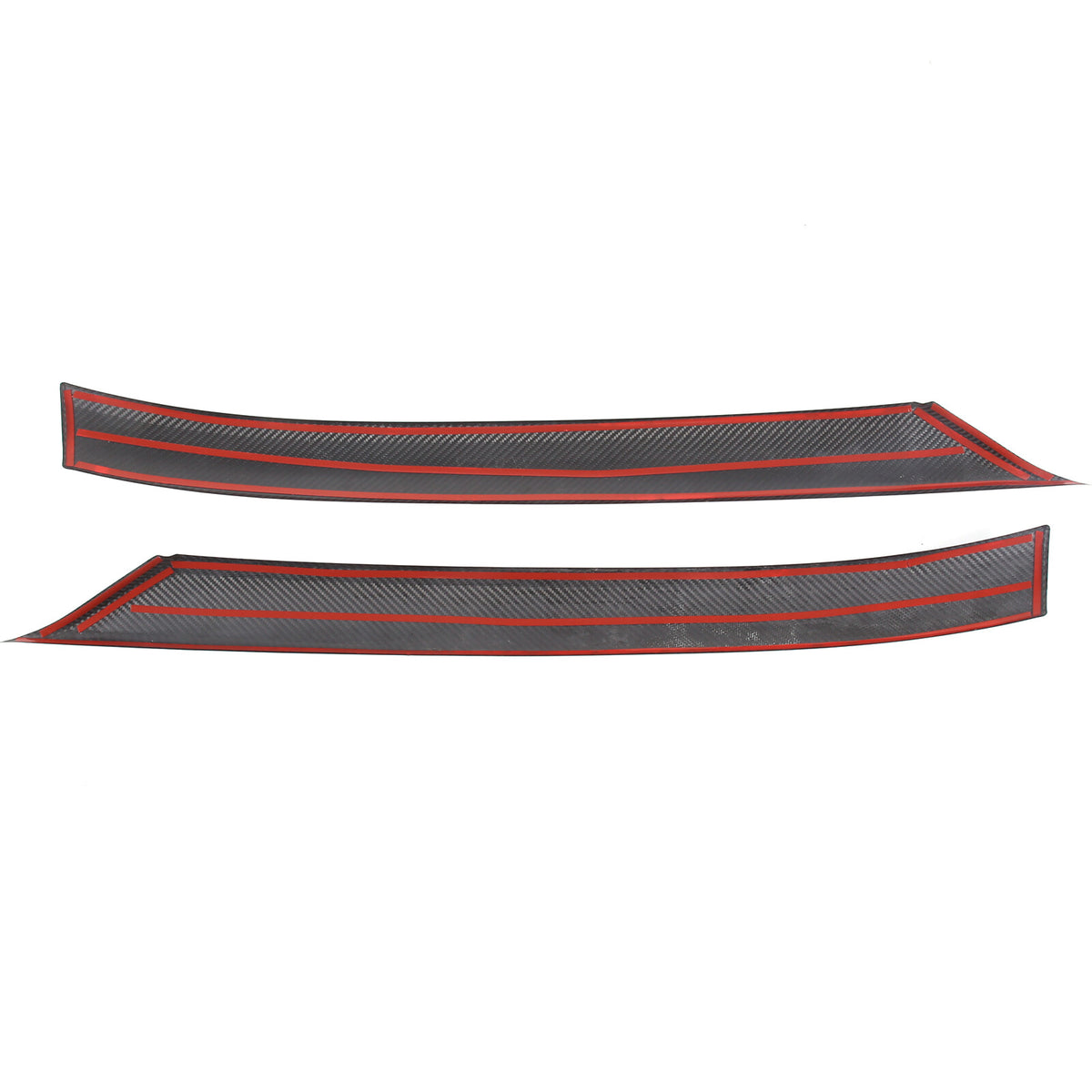 Real Dry Carbon Fiber Front Window A Pillar Layover Trim For C8 Corvette Z06 Z51 15