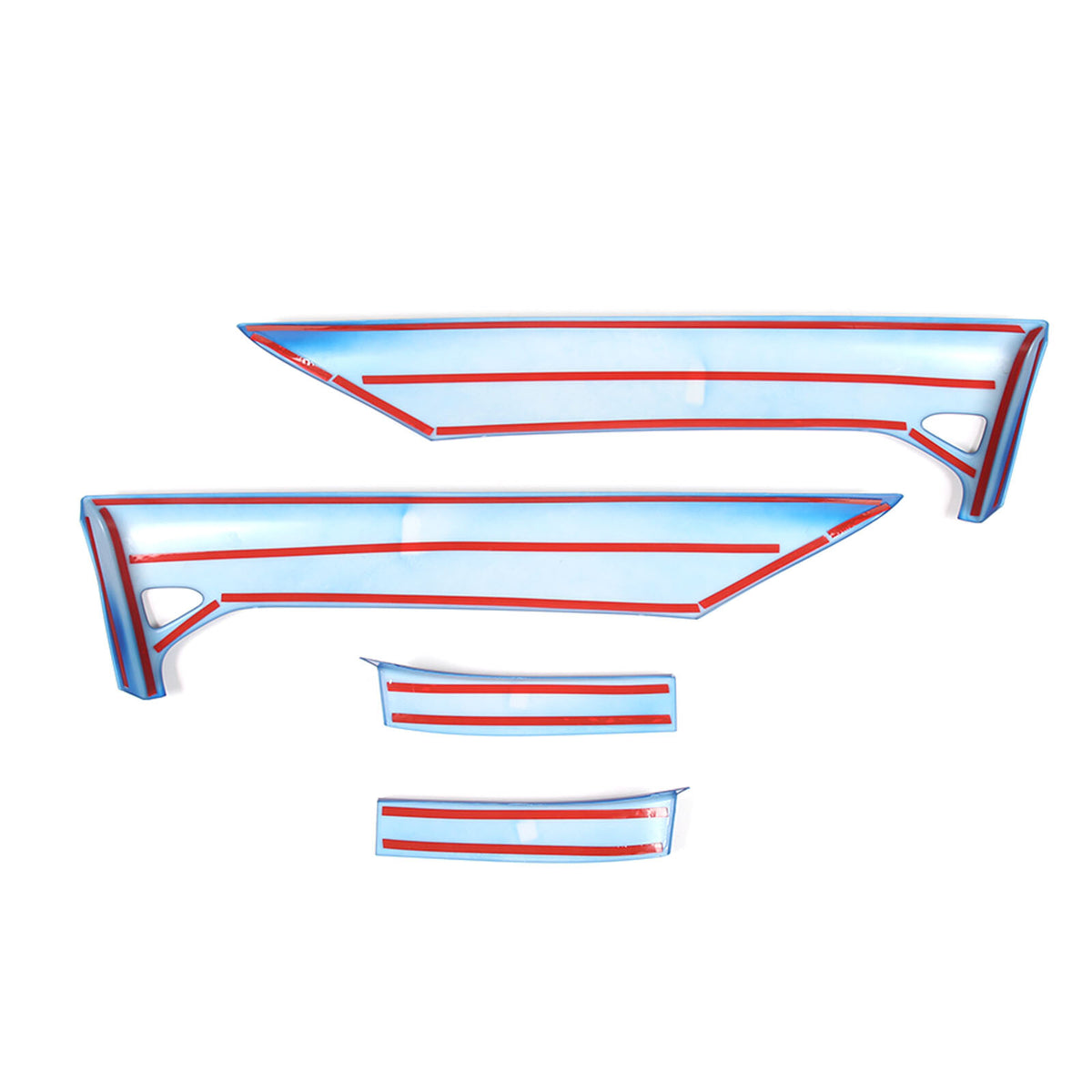 Blue ABS Inner Interior Door Panel Cover Trim For Corvette C8 Z51 Z06 2020-26 8