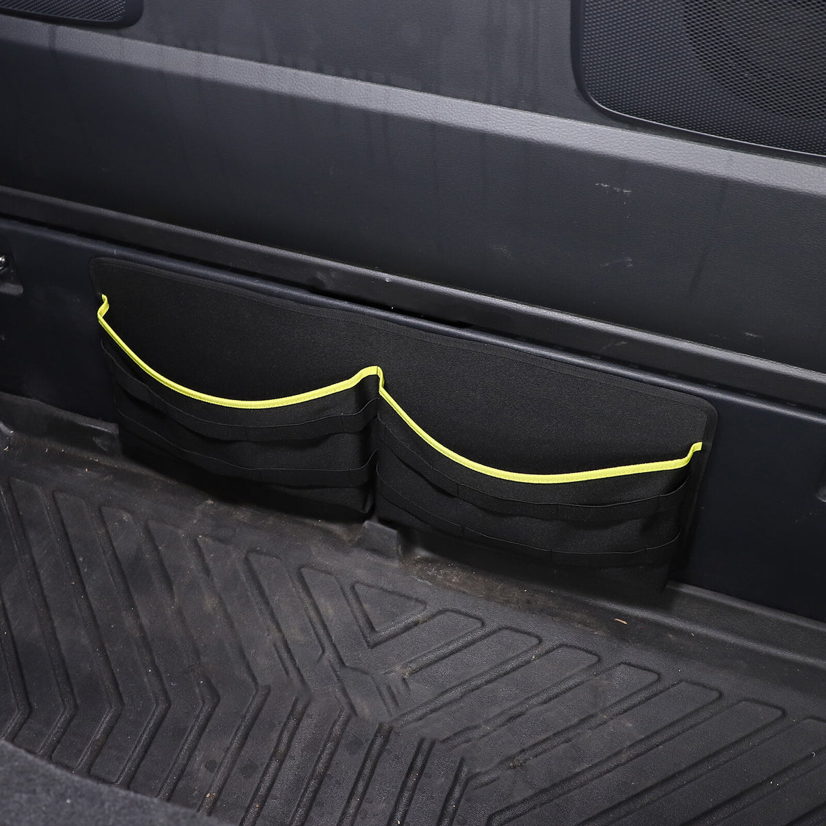 Black Trunk Rear Wall Storage Bag Trim For Toyot-a Sienna 2021-2023 6