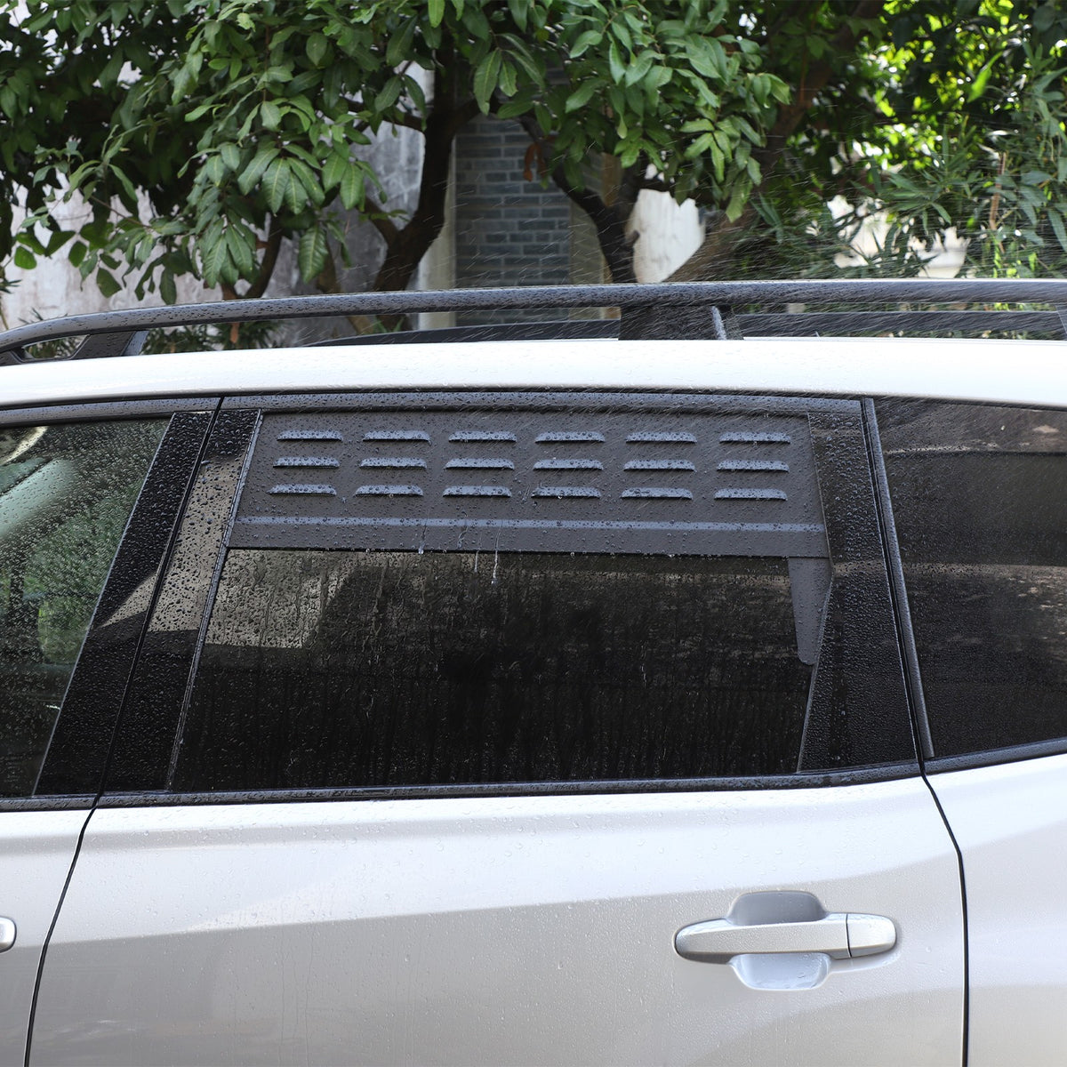 Rear Door Window Louver Air Vent Panel Trim For Subaru Forester SK 2019-2024 2