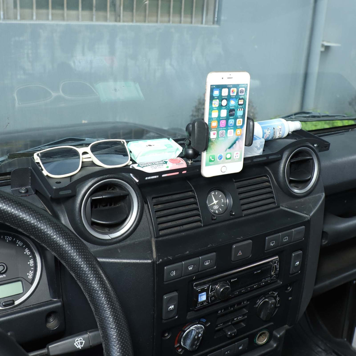 Off-Road Dashboard Phone Holder Bracket For Land Rover Defender L316 2004-2018 21