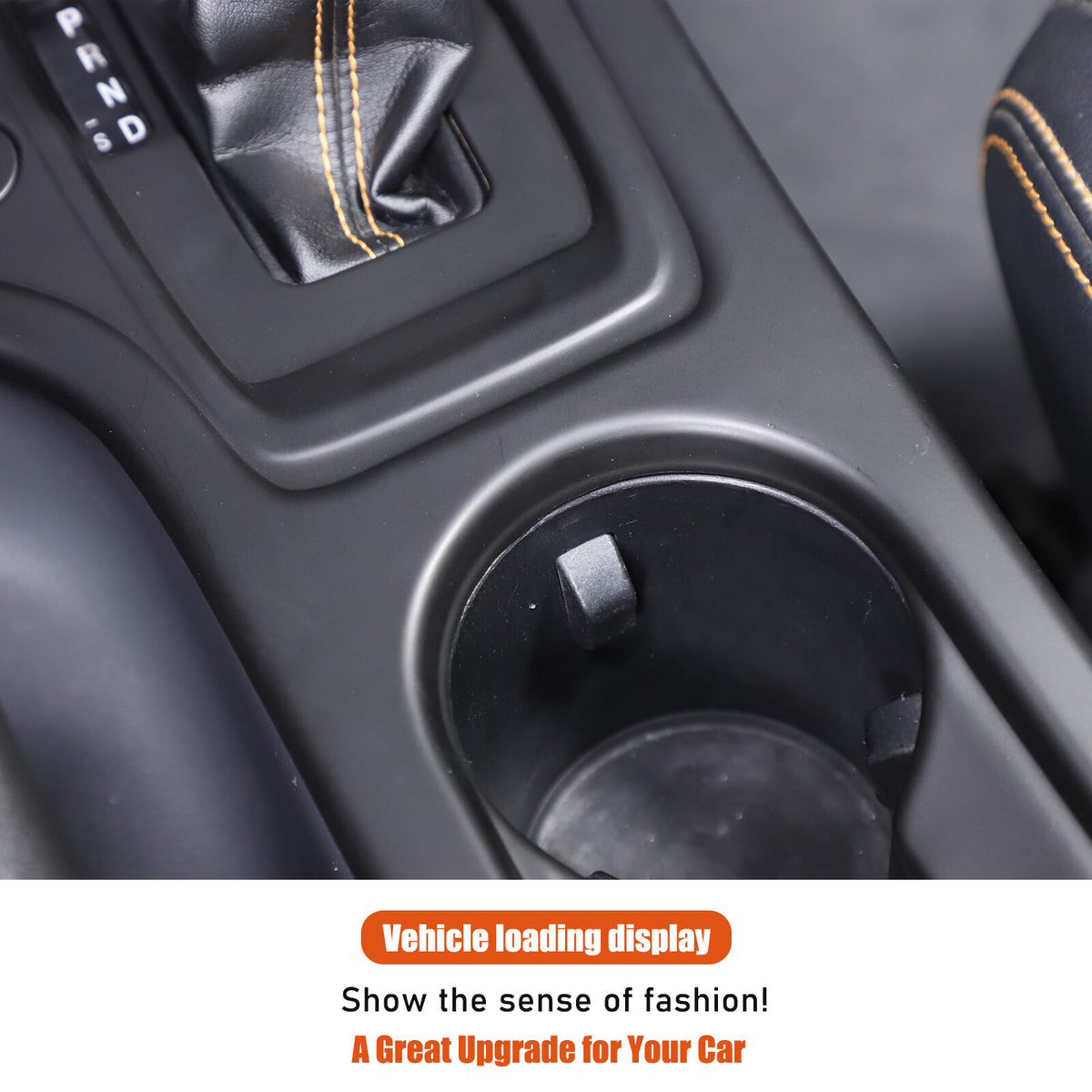 Carbon fiber color Button Gear Panel Cover For Ford Ranger 2015-2021 15