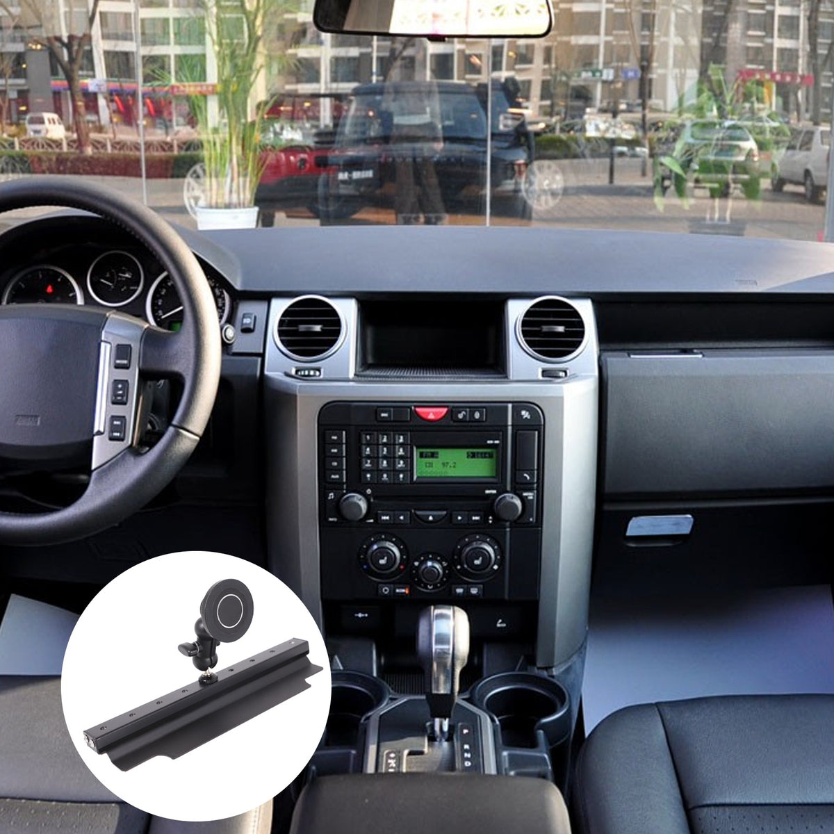 Off-Road Magnetic Phone Holder For Land Rover Discovery 3 L319 2004-2009 9