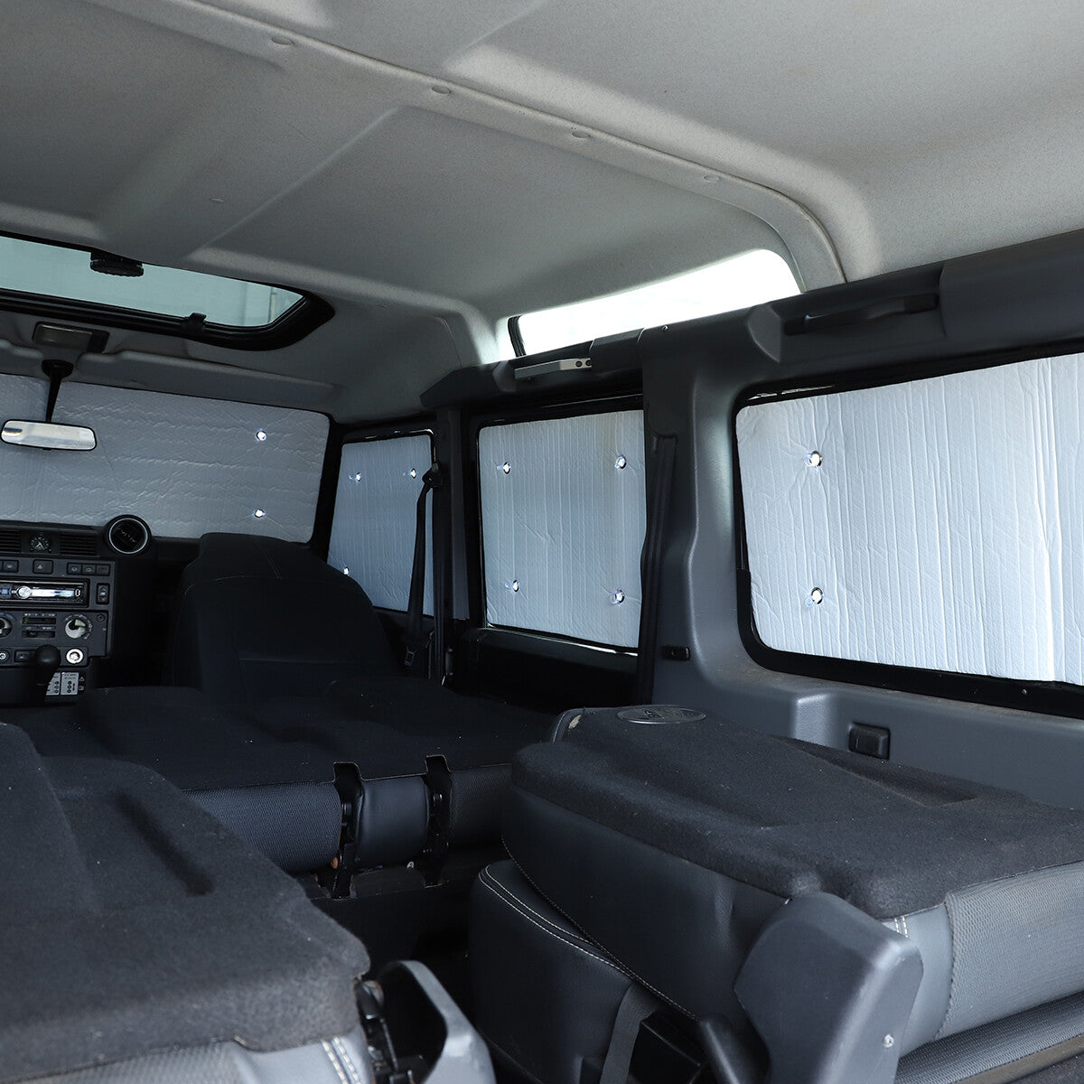 Car Full Window Sunshade Cover Shades Sun Visor For Land Rover Defender 2004-18 4