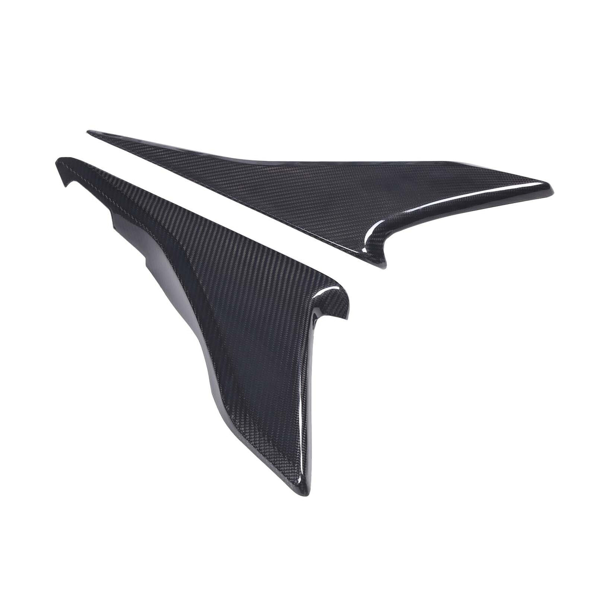 Real Carbon Fiber Interior Lower Door Panel Trim Cover For Corvette C8 2020-UP 8