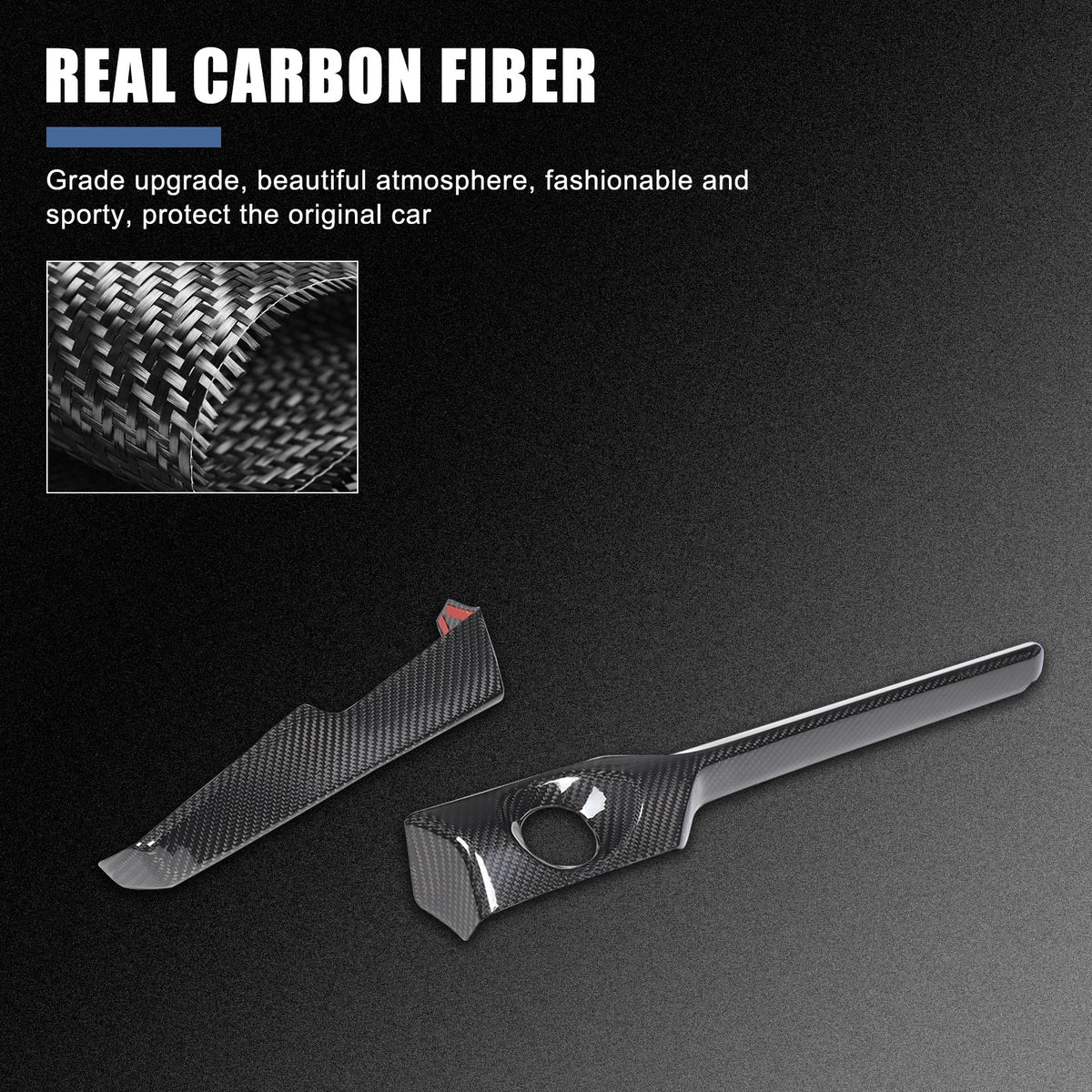 Real Dry Carbon Fiber Interior Center Trim For Corvette C8 2026+ Stingray ZR1 15