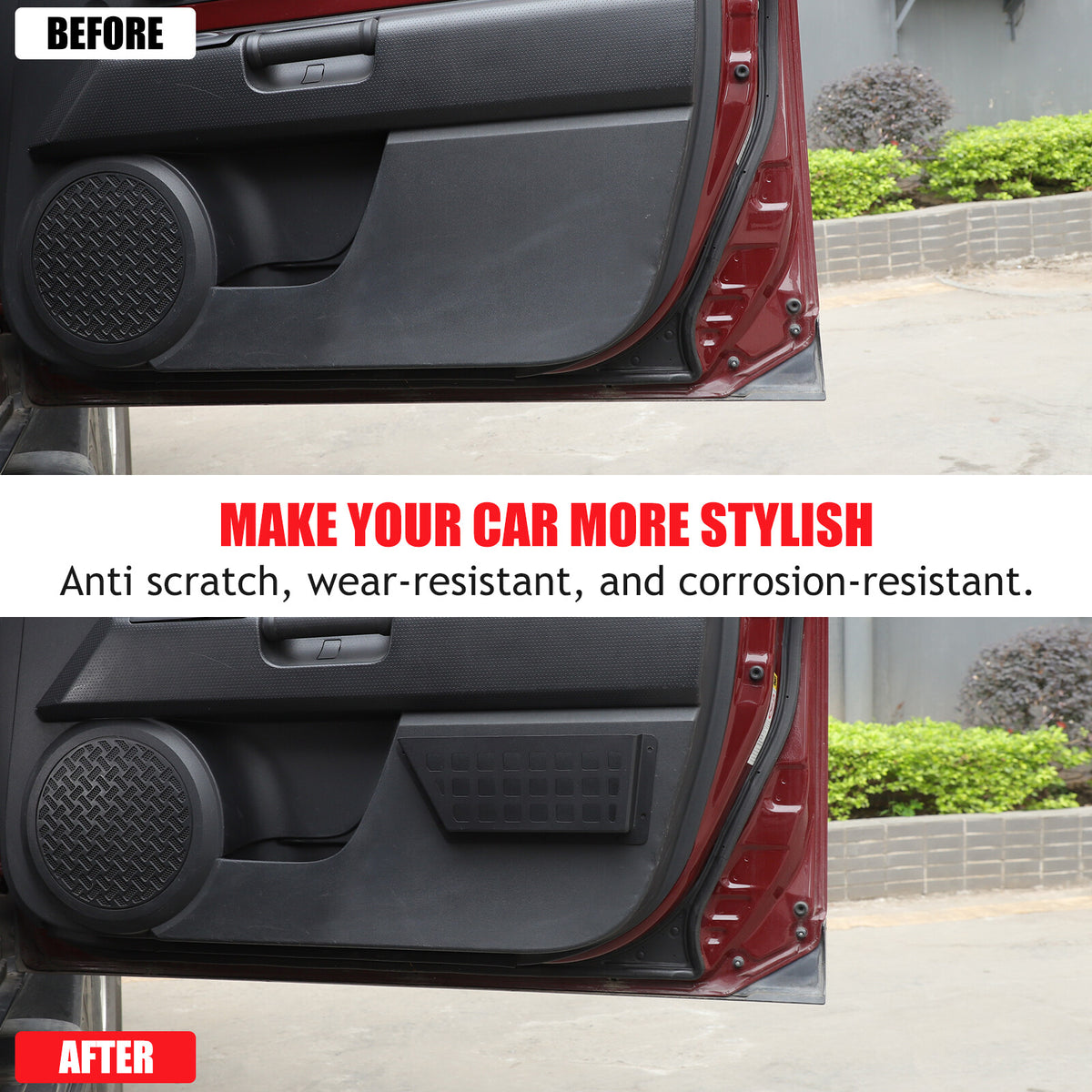 Car Rear Door Pocket Storage Box Organizer For Toyota FJ Cruiser 2007-2021 22