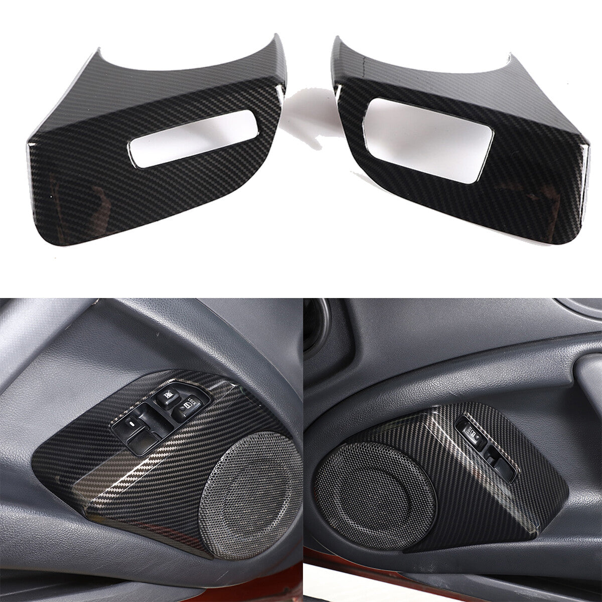 ABS Carbon Fiber Interior Set Panel Decor Cover For Mitsubishi ECLIPSE 2006-11 4