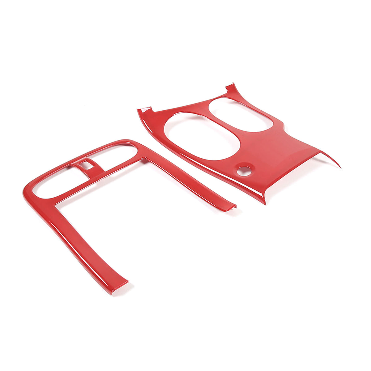 Red ABS Center Console Car Gear Shift Panel Trim For 2005-2013 Corvette C6 4