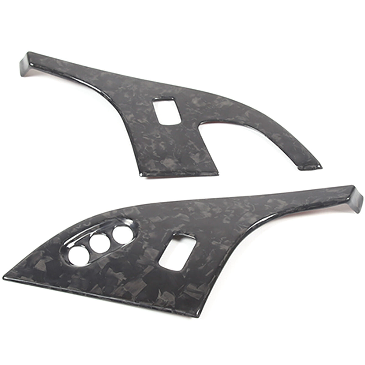 Forged Real Carbon Fiber Full Interior Set Decor Cover Trim Kit for Corvette C6 34