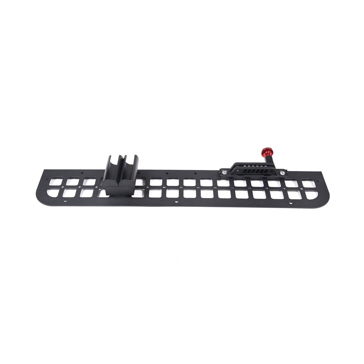 Black Alloy Cargo Box Trunk Rail Tool Mounting Bracket Fits LR Defender 2020-23 13