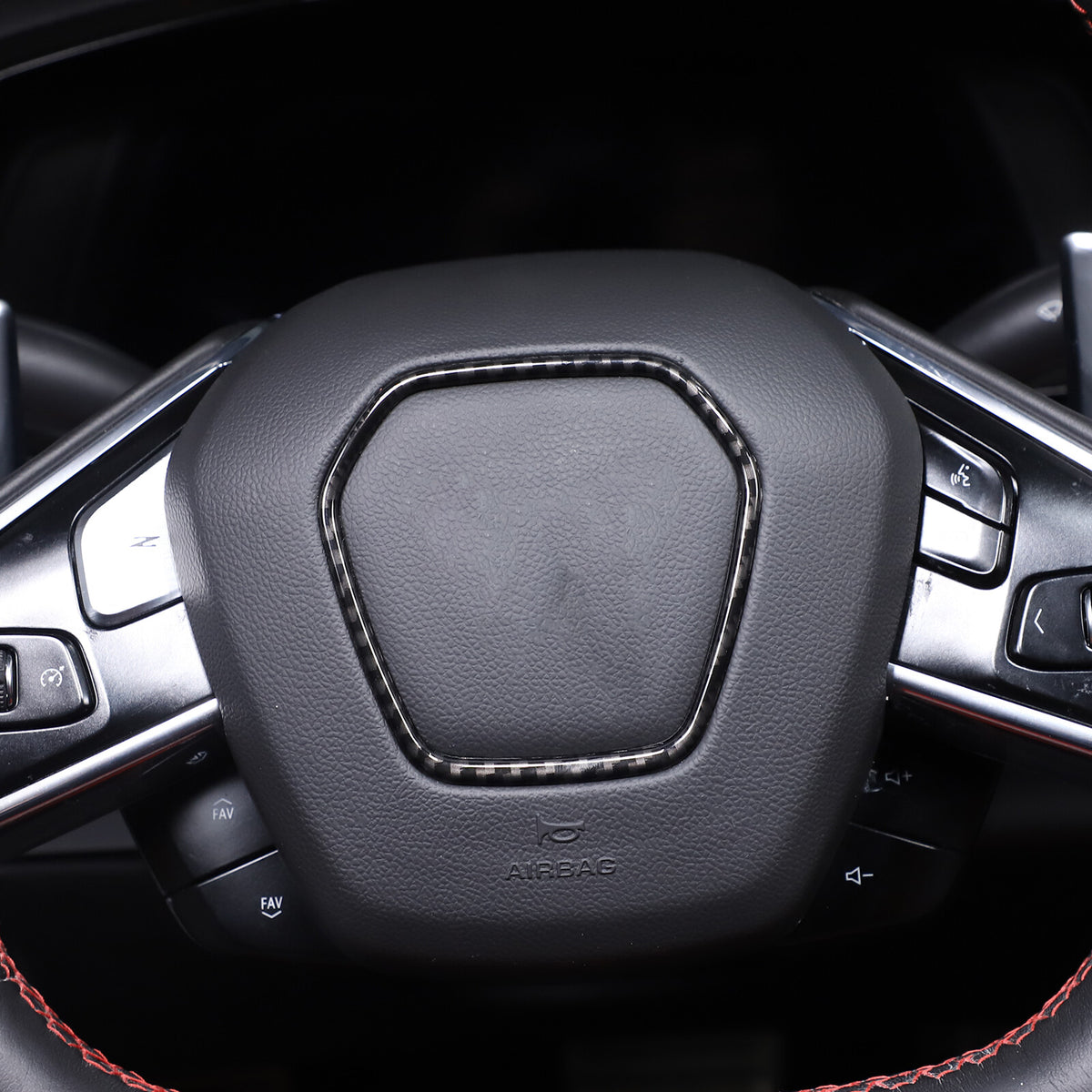 Carbon Fiber ABS Interior Full Decor Cover Trim Kit For Corvette C8 2020-2025 - Styles 41-45 28