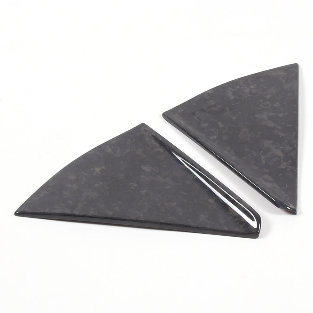 Forged Carbon fiber Rear Triangle Glass Cover For Corvette C8 Convertible 20-26 5