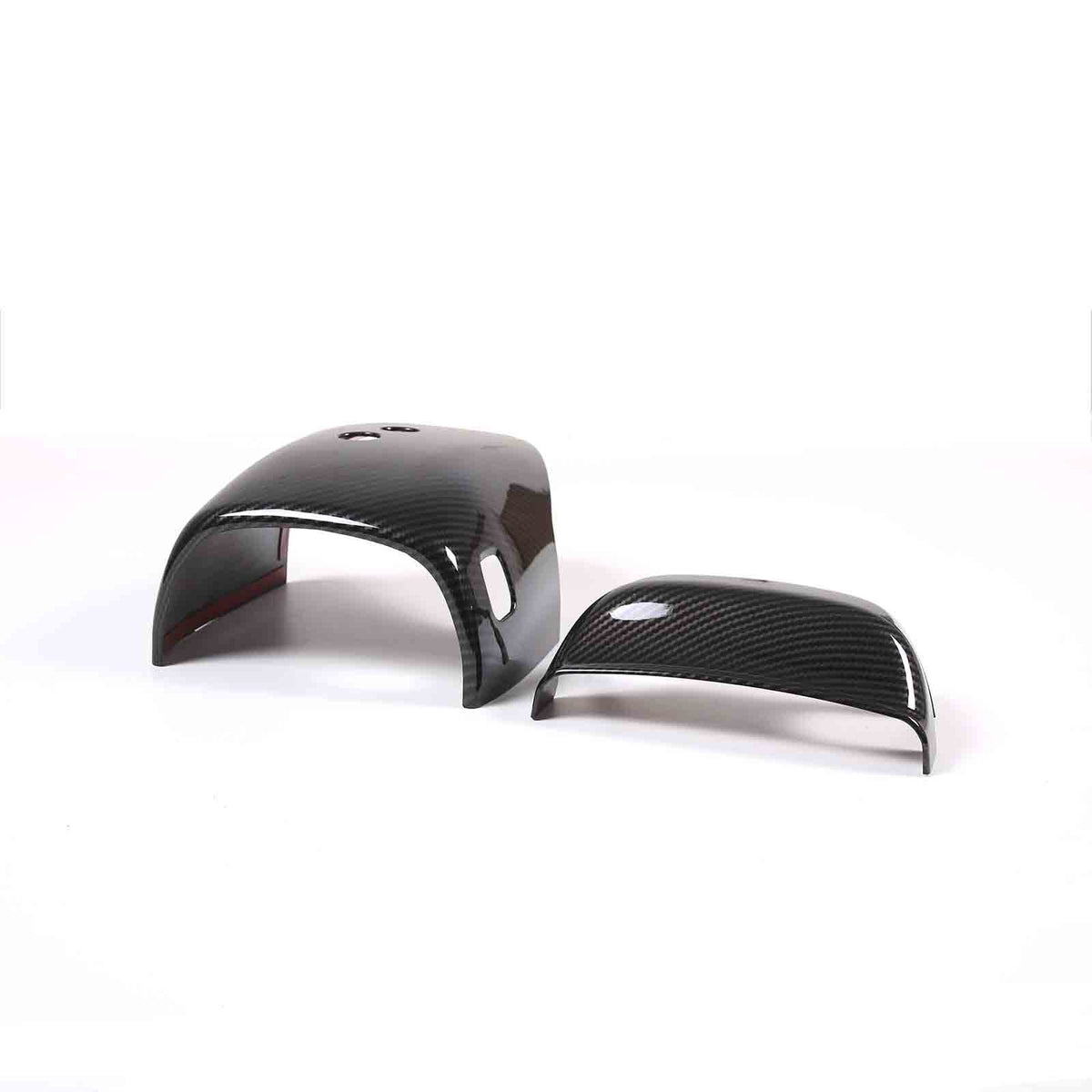 Carbon Fiber ABS Steering Wheel Base Upper & Lower Cover For Corvette C8 2020-26 10