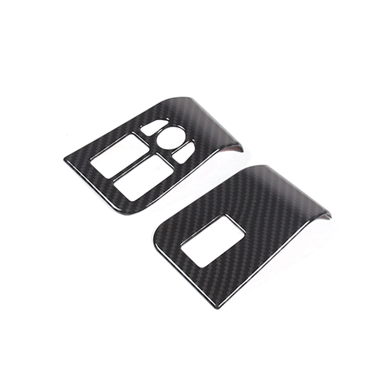 ABS Carbon Fiber Interior Center Console Trim Set Kit For Jaguar F-TYPE 13-24 9