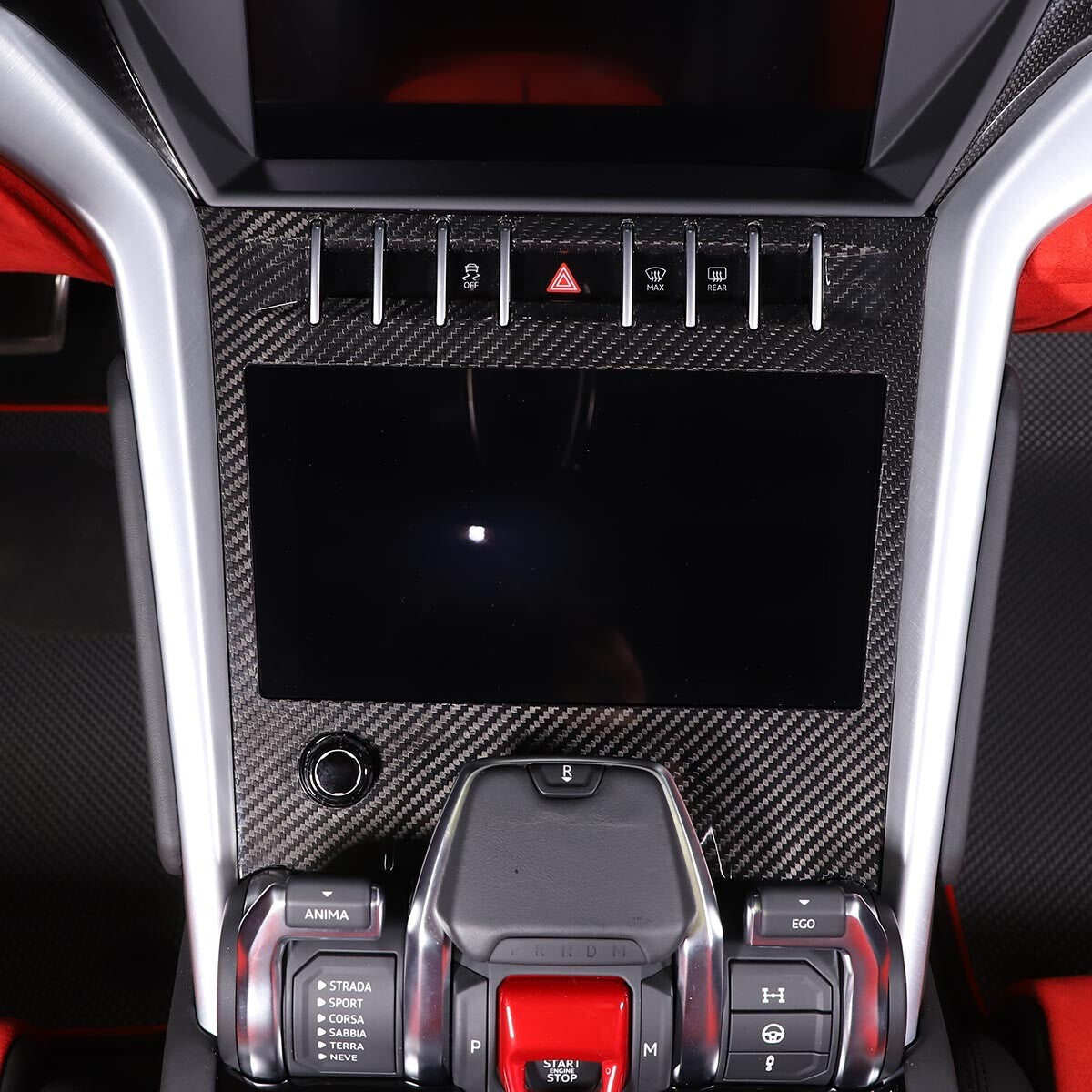 Full Set Interior Decoration Kit Trim Cover Frame For Lamborghini URUS 2018-23 7