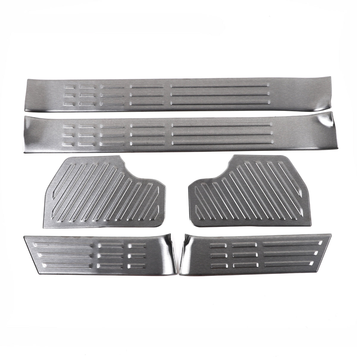 Black Interior Door Sill Guard Protector Cover For Toyota Land Cruiser LC250 US 23