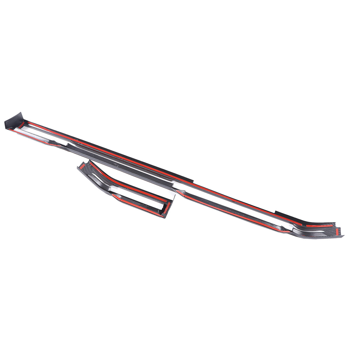 Carbon Fiber Console Dashboard Air Outlet Vent Stripe Trim For MG4 EV 2022-2024 18