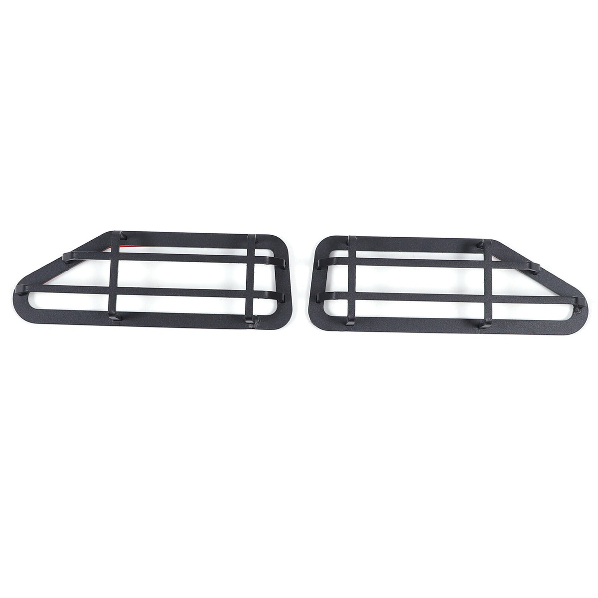 Black Steel Front Turn Signal Light Cover Trim For Honda Pilot 2003-2008 9