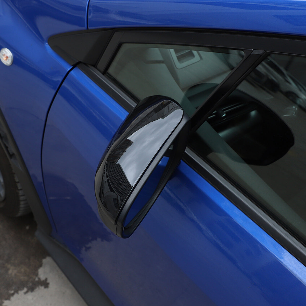 Glossy Piano Black Exterior Door Handle Window Louver Trim For Subaru WRX 22-25 4