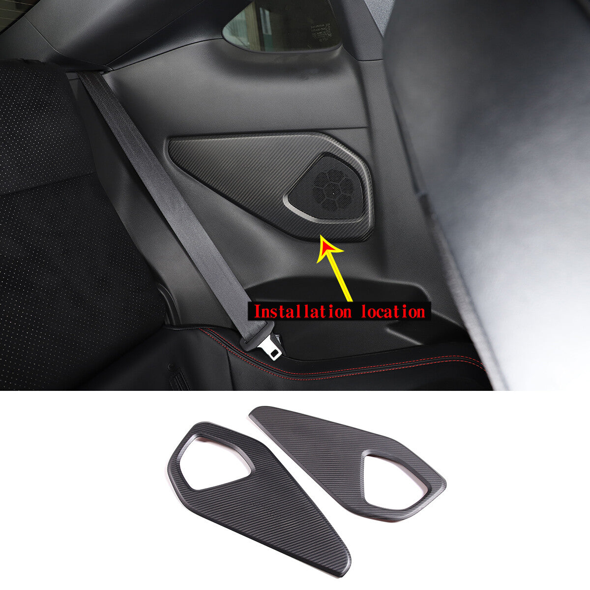 Matte Real Carbon Fiber Interior Center Trim Set For GR86/Subaru BRZ 2022+ 52