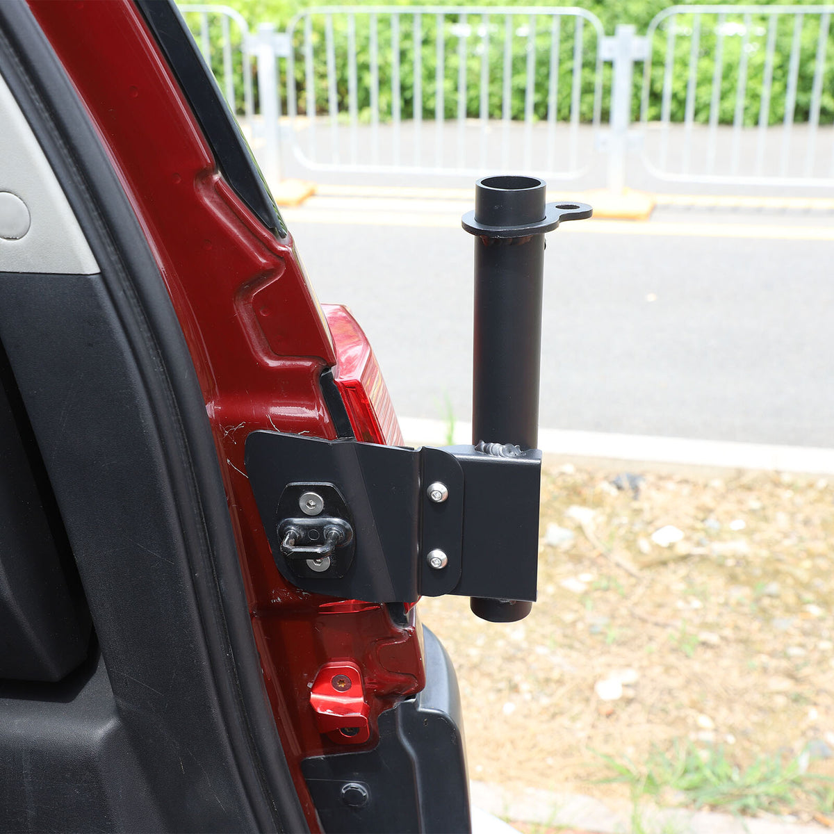 Right Tailgate flagpole Antenna Bracket Holder Mount For Toyota FJ Cruiser 07-21 9
