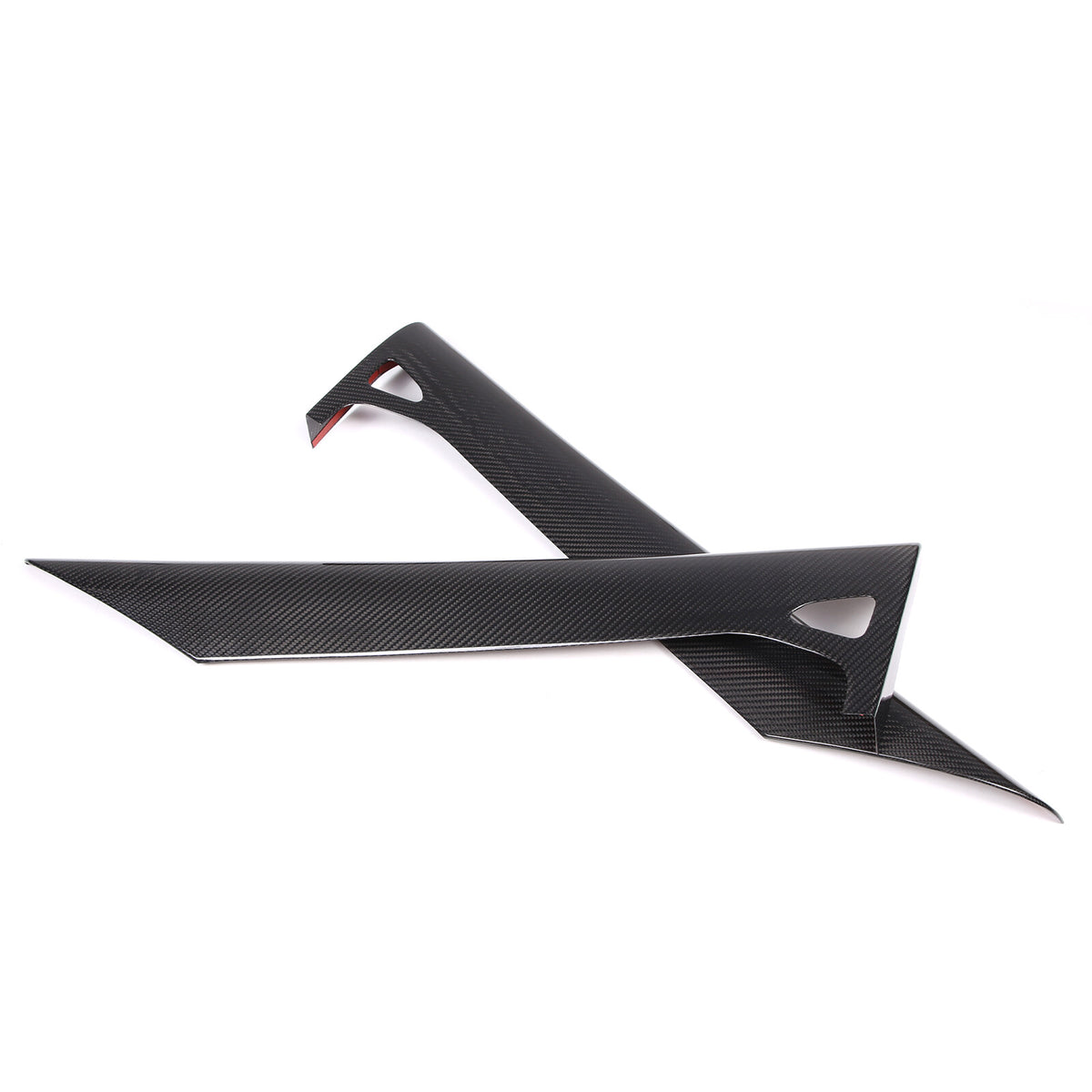 Real Carbon fiber Interior Door Upper Panel trim Cover For Corvette C8 20-26 US 15