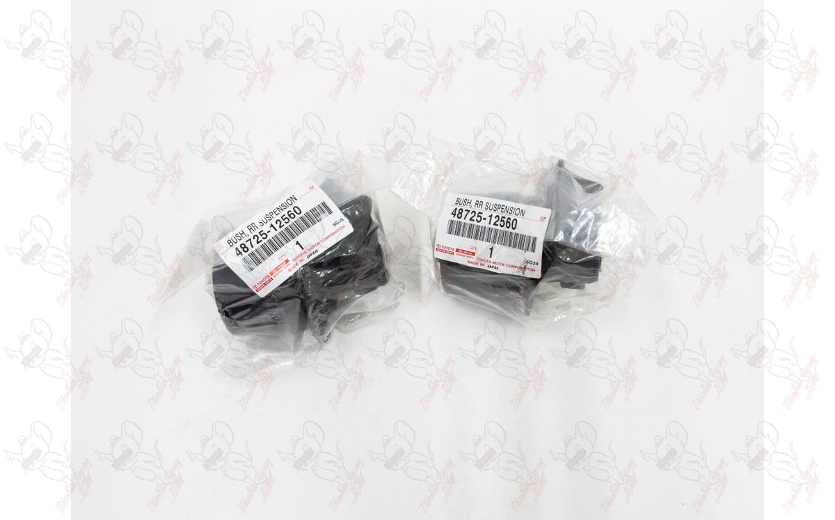 Toyota OEM Rear Crossmember Axle Beam Bushing R&L SET 48725-12560(×2) 4