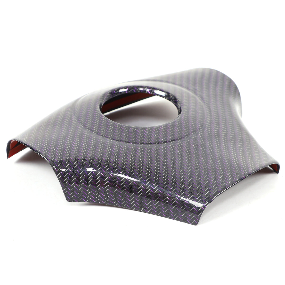 Real Carbon Fiber Center Steering wheel trim cover For Corvette C6 2005-2013 18