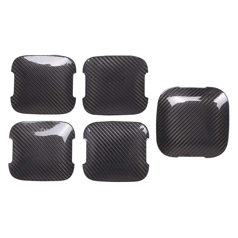 Real Carbon Fiber Door Bowl Cup Cover Trim For Land Rover Defender 110 2020-2024 7