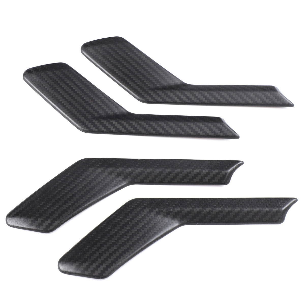 Matte Real Carbon Fiber Inner Door Handle Cover Trim For BMW 5 Series G60 2024+ 21