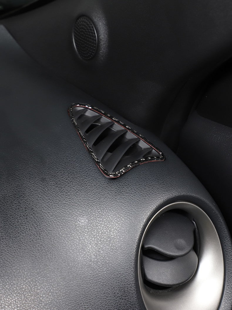 Soft Carbon Fiber Interior Center Console trim Sticker For Nissan Juke 2011-2019 215
