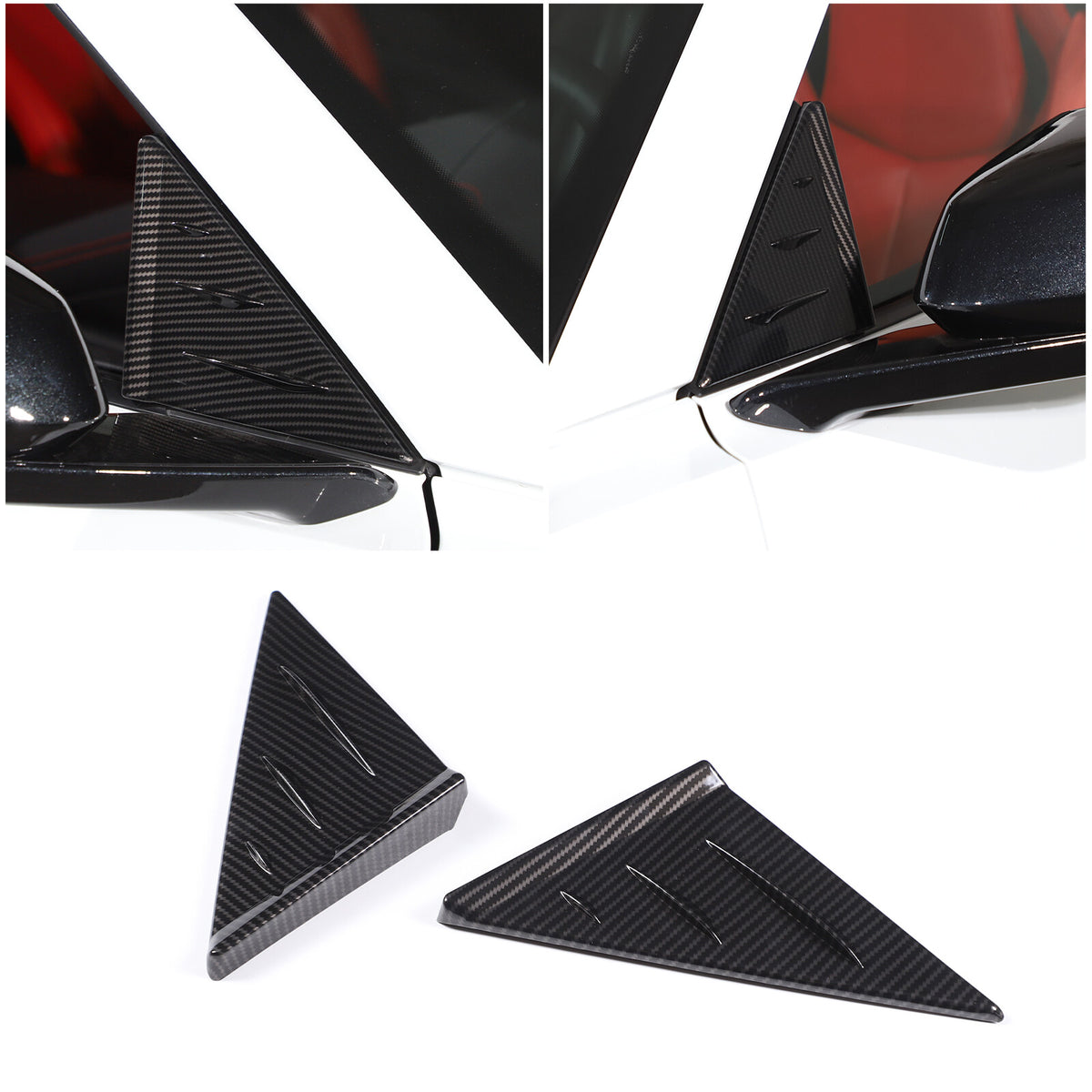 Car Exterior Decoration Cover Trim Kit Accessories For Corvette C8 Convertible - Styles 6-10 4