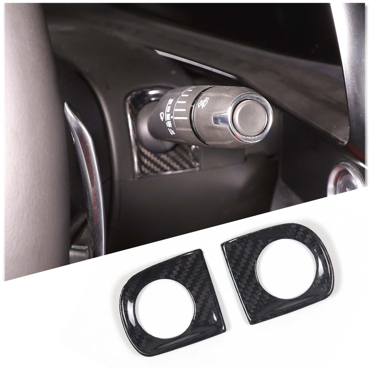 Dry Real Carbon fiber Steering Wheel Base Cover Set For Corvette C8 Z06 2020-26 13