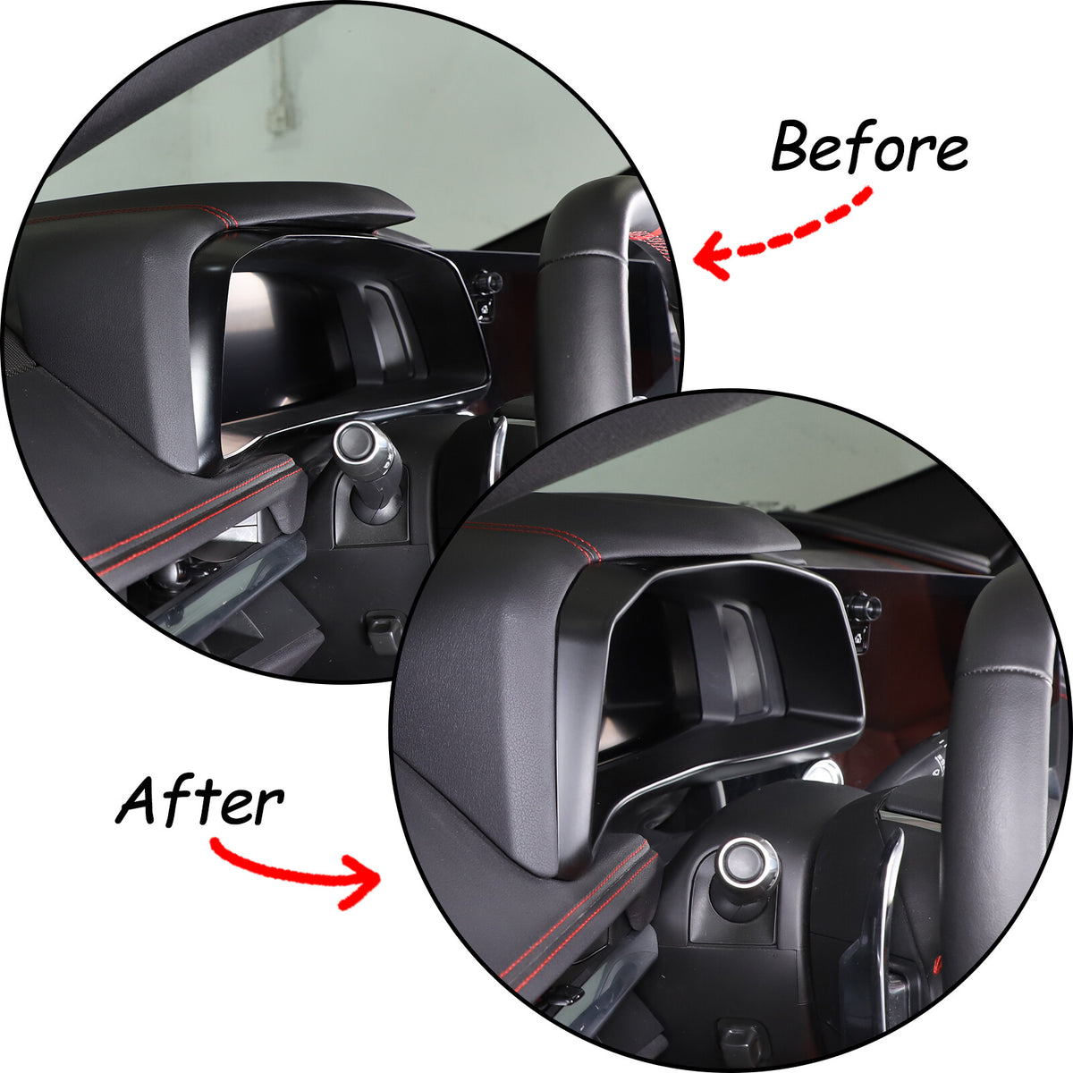 Matte Black Instrument Gauge Cluster Cover Trim For Corvette C8 Z51 Z06 2020-25 2