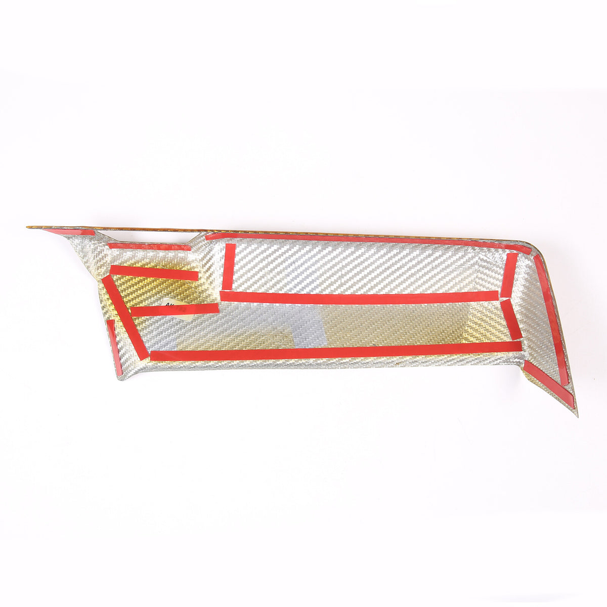 Yellow Carbon Fiber Center Console Screen Back Frame Trim For Corvette C8 20-25 14