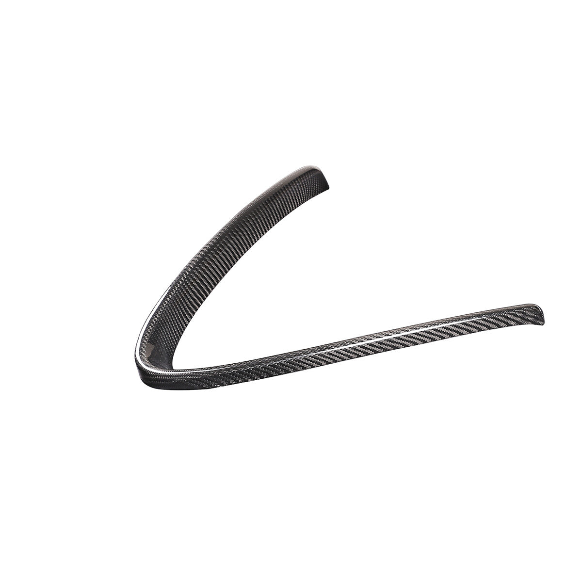 Real Carbon Fiber V-Shape Grille Cover Trim For Alfa Romeo Giulia 2017-2021 17