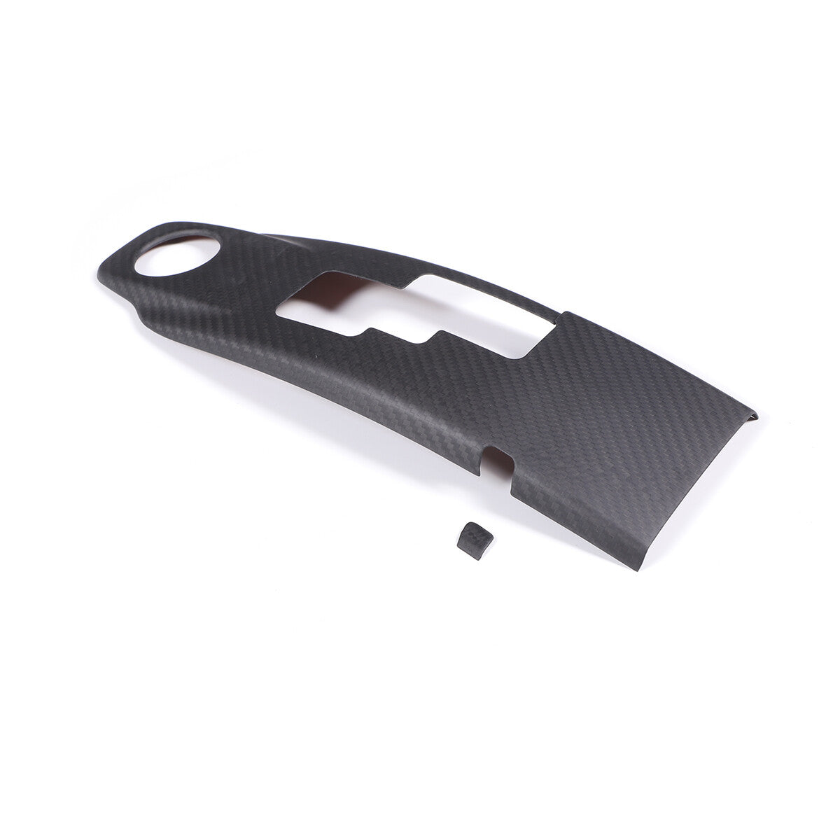 Matte Real Carbon Fiber Gear Shift Panel Trim Cover For Nissan GTR 2008-2016 6