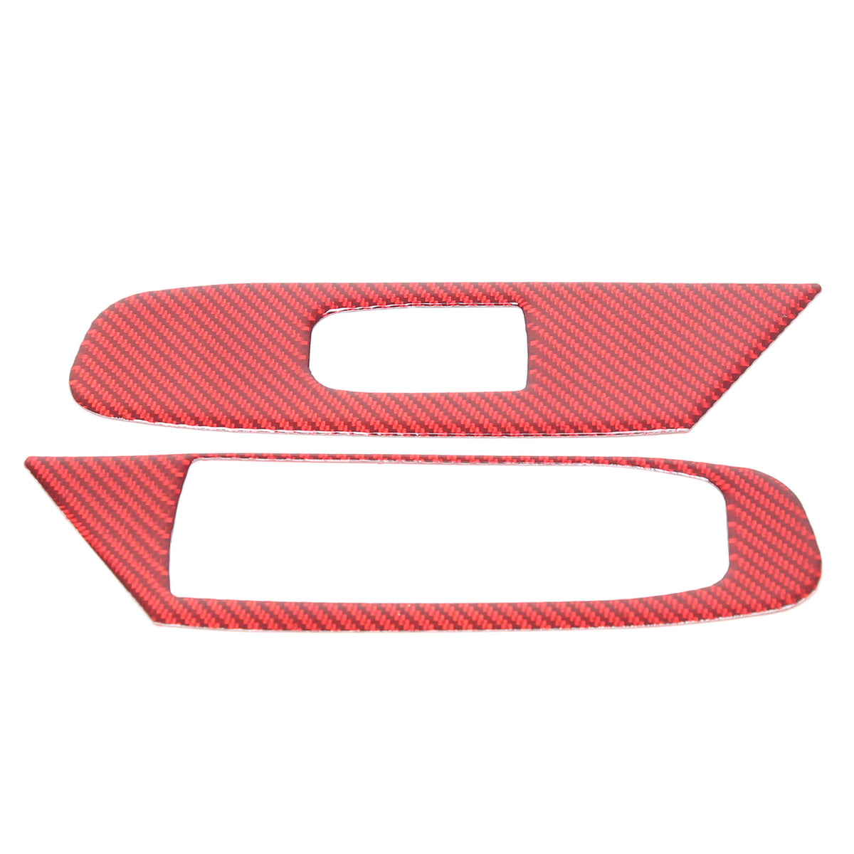 Red Soft Carbon Fiber Interior Decor Trim Kit Cover Set For Corvette C8 20-25 21
