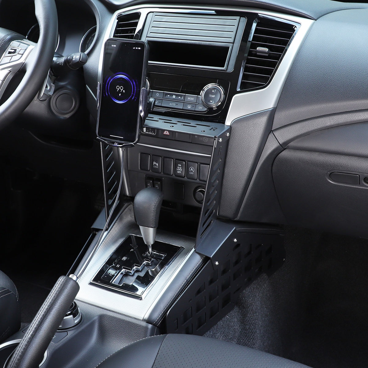 Wireless Center Molle Panel Device Mount For Mitsubishi L200 Triton 2019-23 5