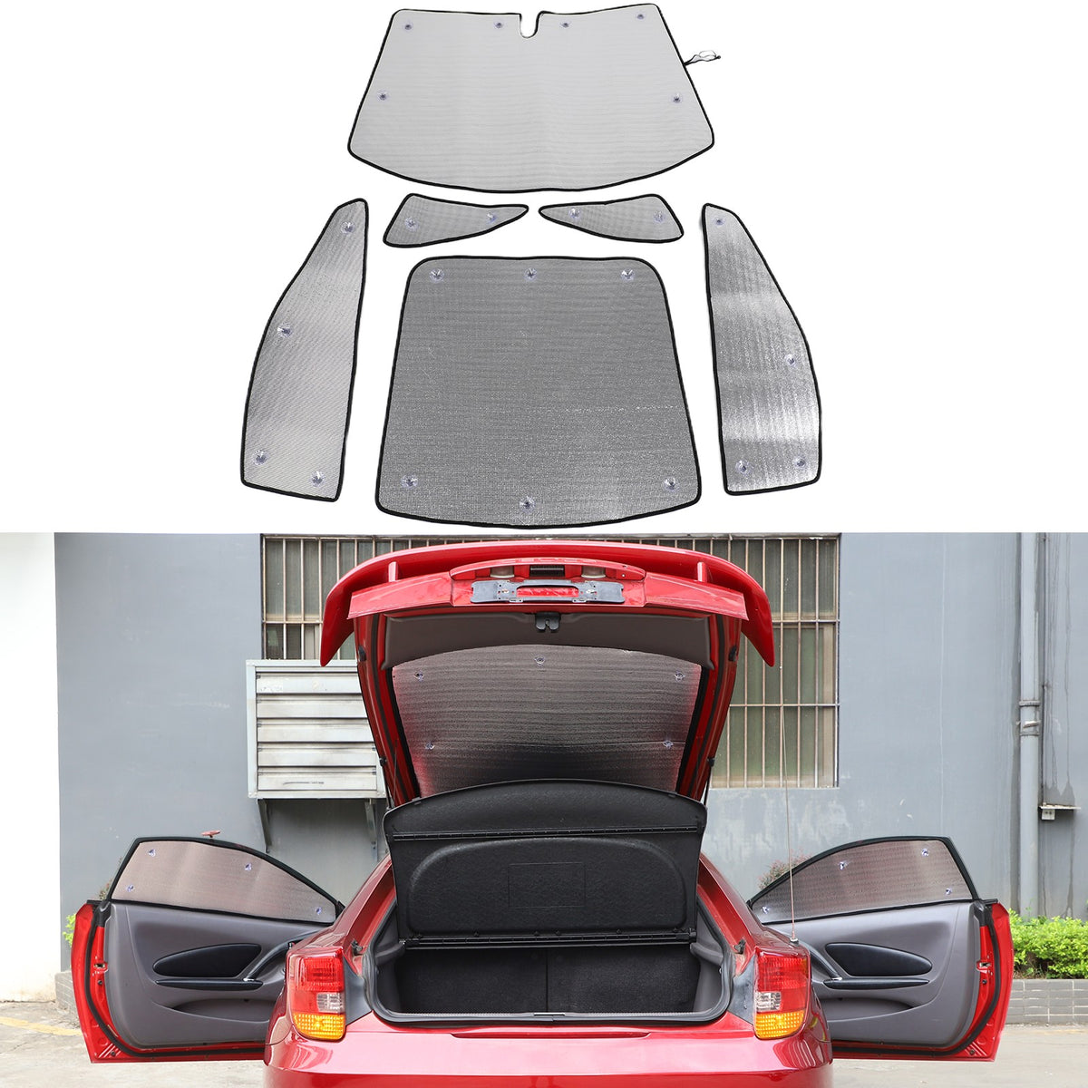 Full Window Sun Shade Sun Cover Visor For Toyota Celica T230 1999-2005 5