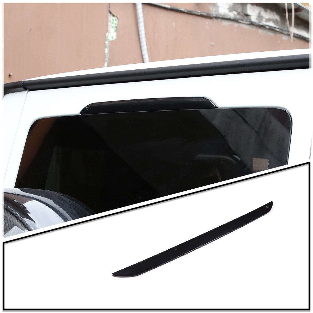 Rear Tail Light Hood Cover Trim Smoke black Kit For Benz G W464 G500 G63 19-23 15